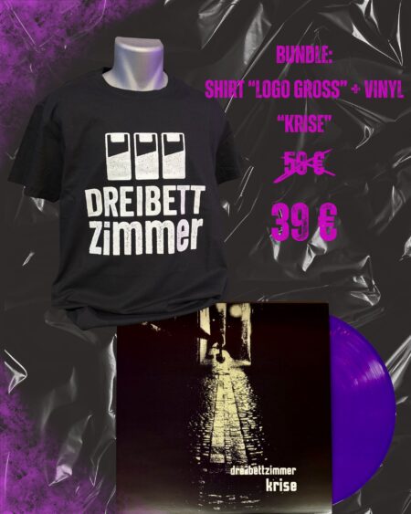 Bundle T-Shirt "Logo Gross" + Vinyl "Krise"